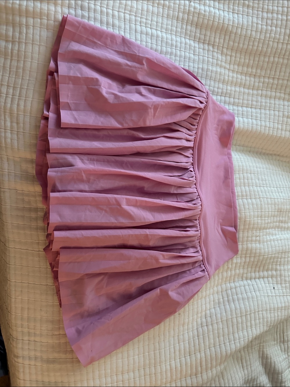 aerie Dusty Rose Gathered Mini Skirt
